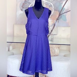 Royal blue knee length dress